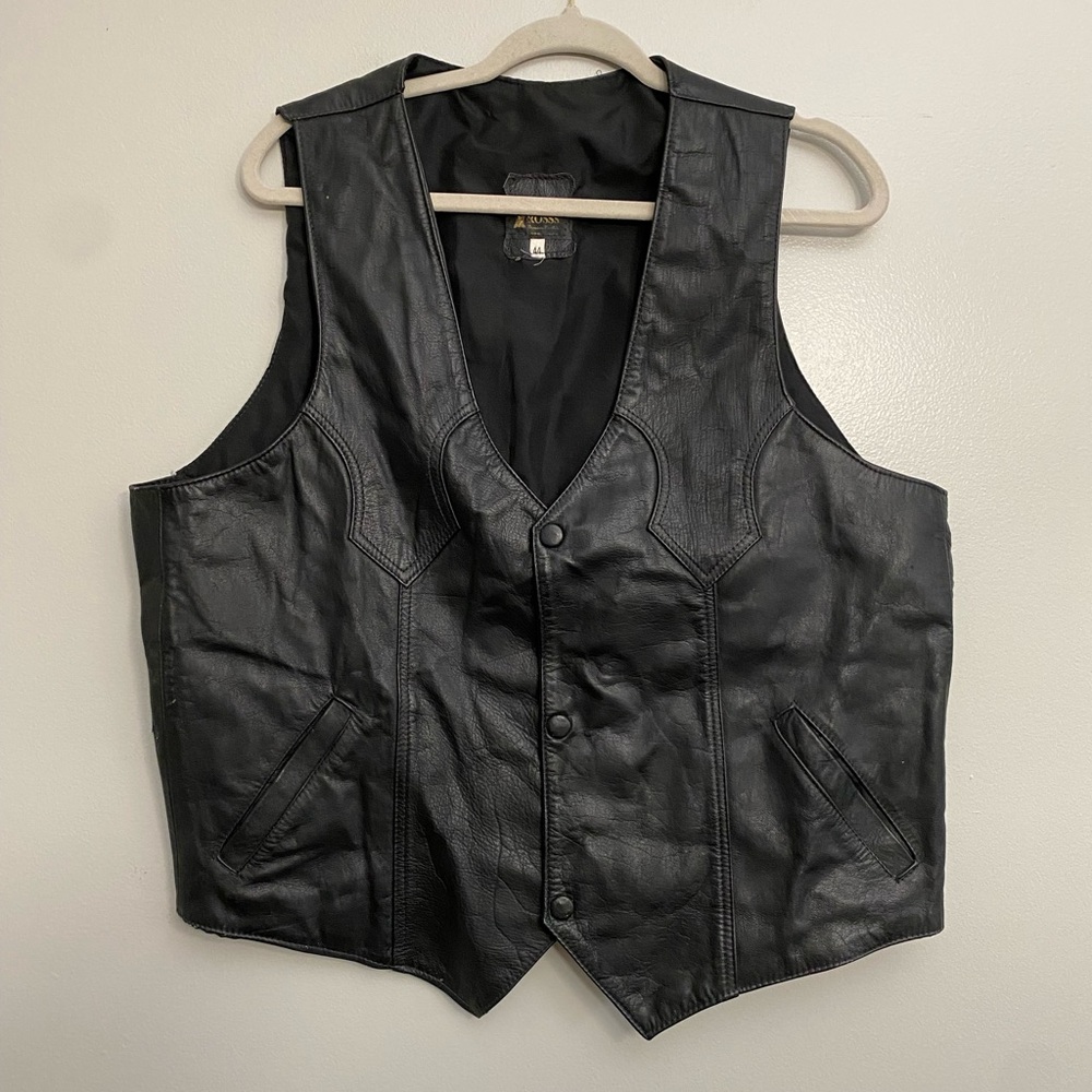 Vintage‎ Leather Motorcycle Vest